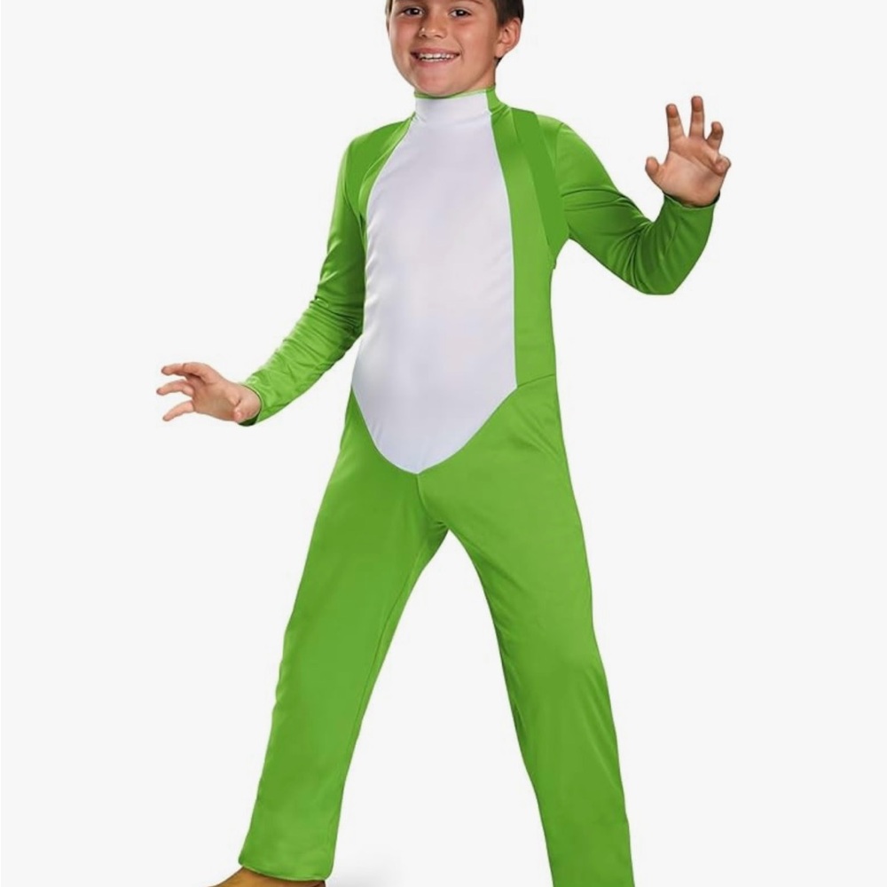 YOSHI Green and White Kids Costume